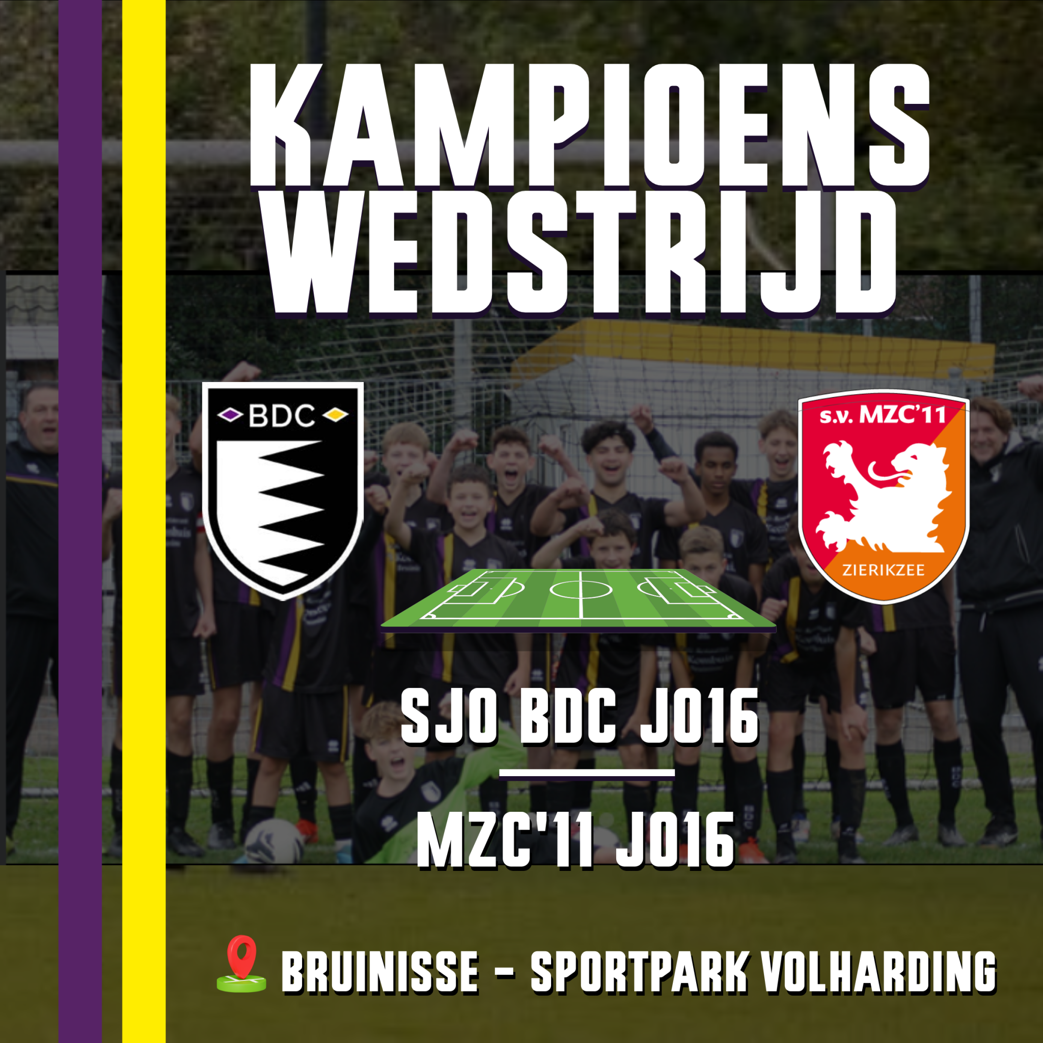 Kampioenswedstrijd JO16 - 9 mei